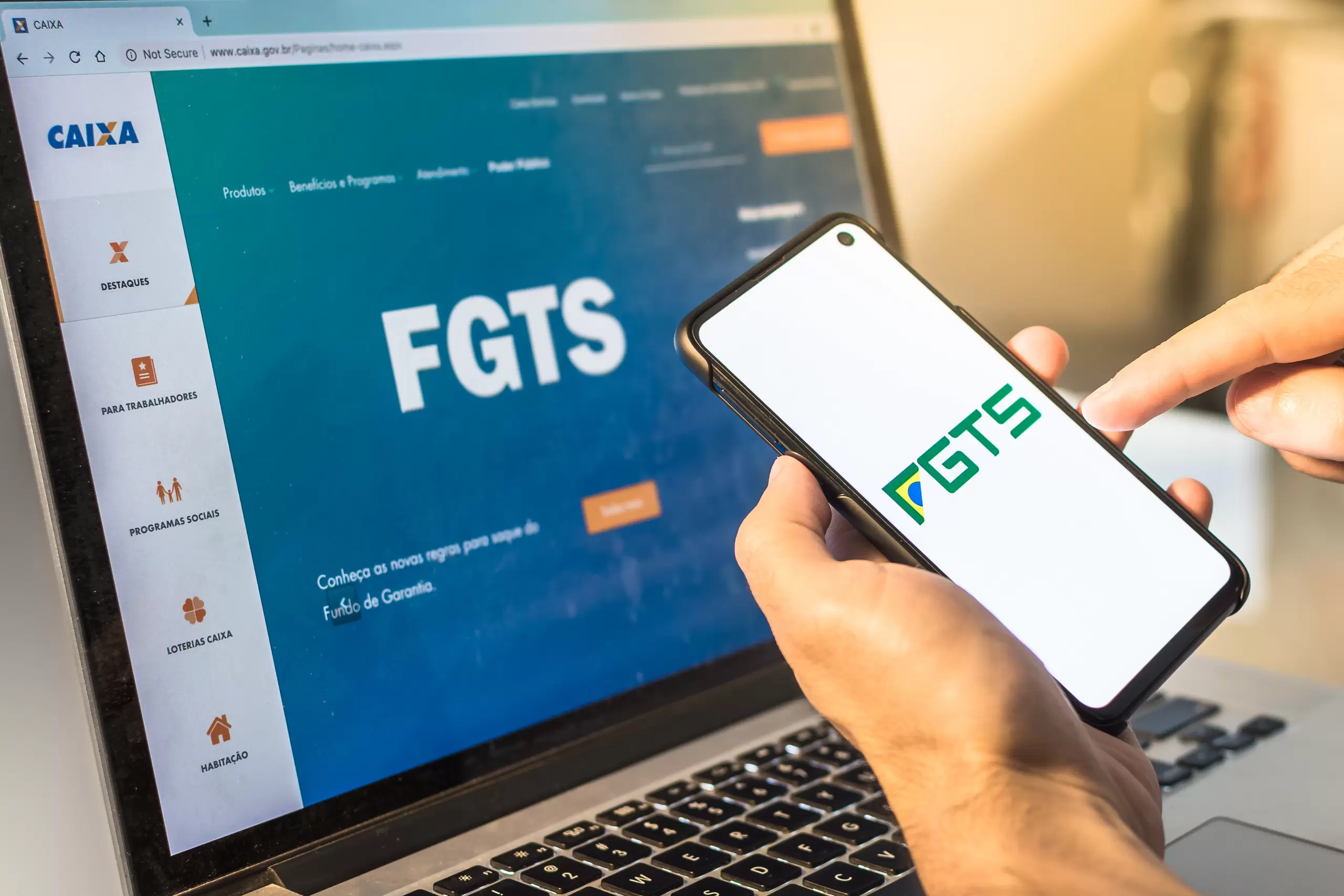 Conheça o app para consultar seu FGTS!