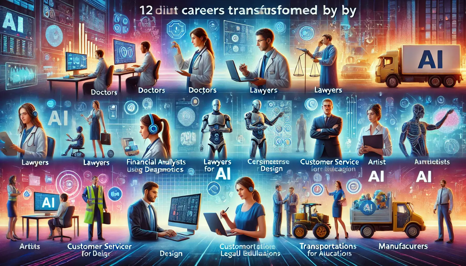 12 carreiras que serão transformadas pela inteligência artificial! Descubra as 12 carreiras que serão transformadas pela inteligência artificial
Seja bem-vindo ao artigo onde vamos explorar as 12 carreiras que estão na mira da inteligência artificial (IA). Com a constante evolução tecnológica, é cada vez mais evidente que a IA terá um papel fundamental na transformação do mercado de trabalho. Profissões tradicionais estão sendo redefinidas e é essencial estar preparado para as mudanças que virão.