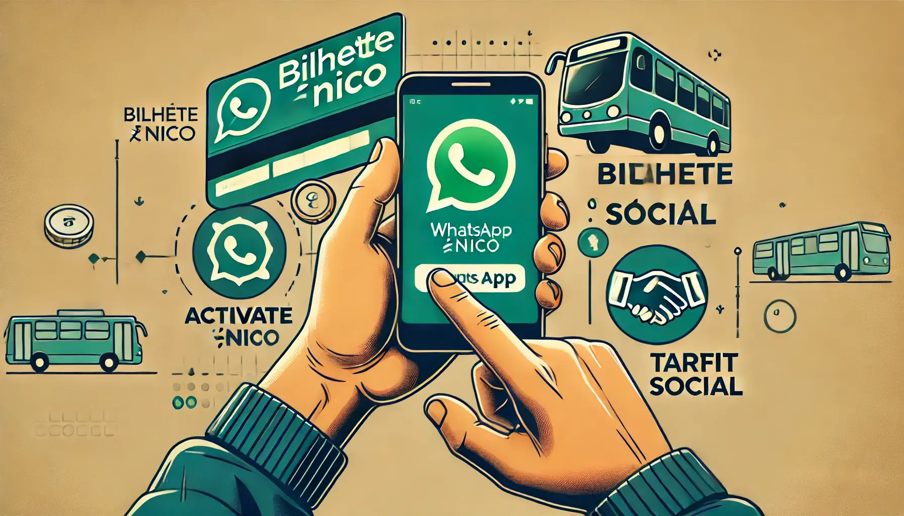 Descubra como ativar o Bilhete Único no WhatsApp e aproveitar a tarifa social