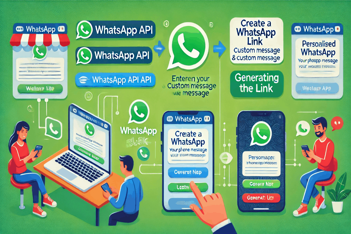 Descubra o passo a passo para criar um link personalizado para o WhatsApp com mensagem! 

Você já quis facilitar a comunicação com seus clientes ou seguidores direcionando-os diretamente para o WhatsApp com uma mensagem personalizada? Neste artigo, vamos te ensinar o passo a passo para criar um link personalizado para o WhatsApp com uma mensagem específica, uma poderosa ferramenta que pode melhorar a interação e a comunicação no ambiente online. Vamos explorar o processo detalhado para criar seu próprio link WhatsApp com mensagem e como isso pode beneficiar suas estratégias de marketing e vendas. 

 Por que usar um link personalizado para o WhatsApp com mensagem? 

Os links personalizados para o WhatsApp com mensagem são uma maneira eficaz de direcionar os usuários diretamente para uma conversa específica no aplicativo de mensagens, evitando passos desnecessários e facilitando a interação.