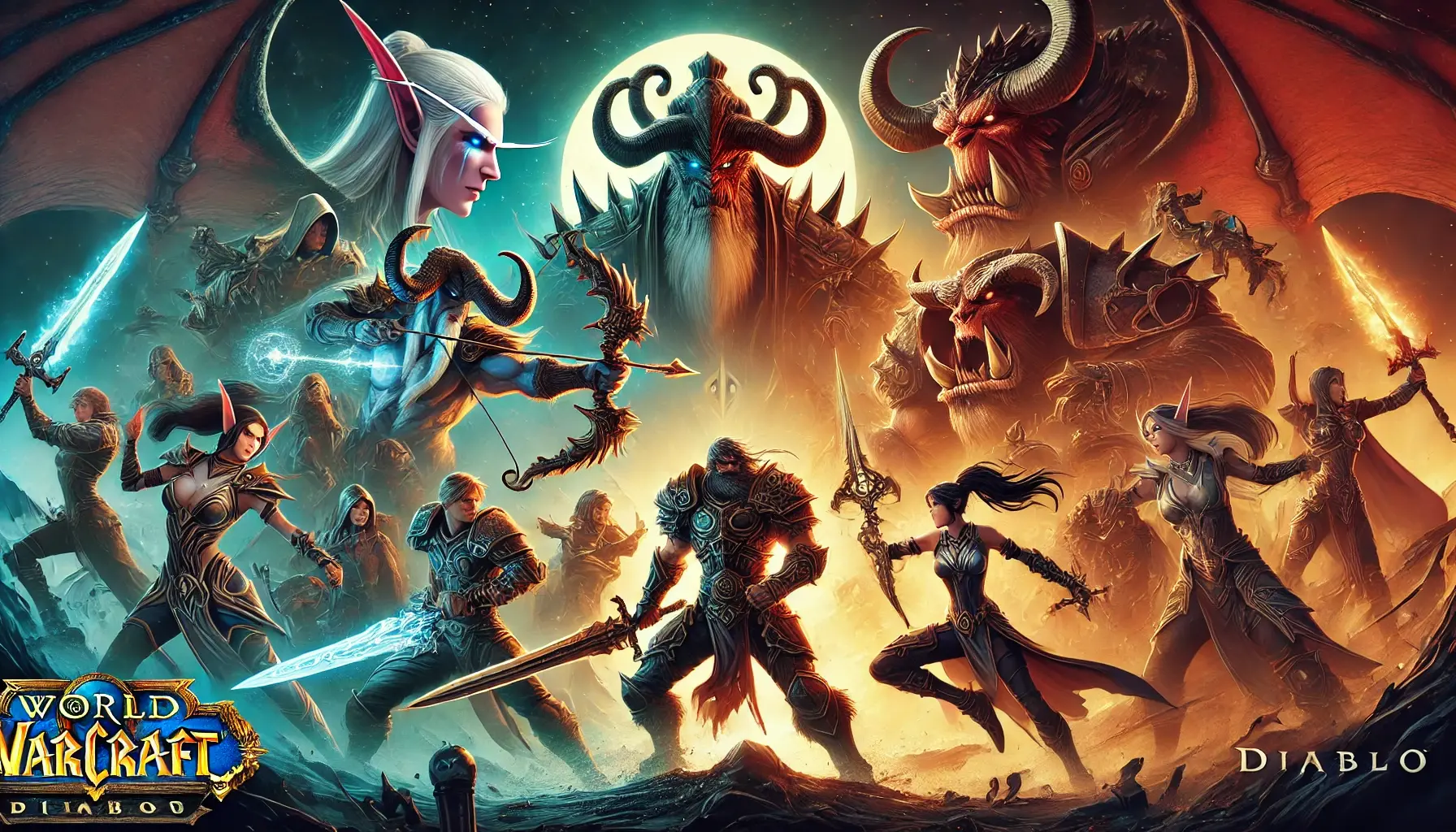 World of Warcraft Encontra Diablo: Lançamento de Colaboração Revolucionária no Diablo Immortal em Julho World of Warcraft e Diablo Immortal: Uma Colaboração de Jogos Inesperada
Sobre este assunto, eu estou muito animado para compartilhar o mais recente acontecimento no mundo dos jogos! Como ávido jogor de World of Warcraft e Diablo ao longo dos anos, mal posso acreditar que em julho está acontecendo o lançamento de uma colaboração revolucionária entre esses dois monstros do universo dos games!
Em Que Consiste Esta Colaboração?
Um Encontro de Gigantes
Minha primeira experiência com Diablo Immortal foi marcada por um gameplay intenso e desafiador. Agora, adicionando à mistura elementos de World of Warcraft, o cenário é garantia de empolgação dupla.
Esta colaboração de jogos promete trazer personagens, elementos de história e locais mundialmente conhecidos de World of Warcraft para o mundo sombrio e assustador de Diablo Immortal.