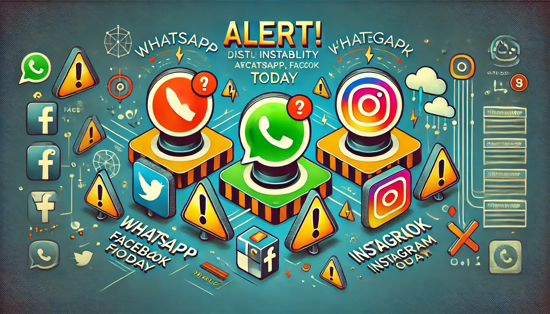  Alerta! Descubra como a instabilidade afeta WhatsApp, Facebook e Instagram hoje 

 Introdução 

Nos últimos anos, as redes sociais e aplicativos de mensagens se tornaram parte integrante da vida diária de bilhões de pessoas em todo o mundo. Entre os mais populares estão o WhatsApp e o Facebook, que impactam diretamente a comunicação e interação social online. No entanto, a estabilidade dessas plataformas é crucial para garantir que os usuários possam se conectar sem interrupções.