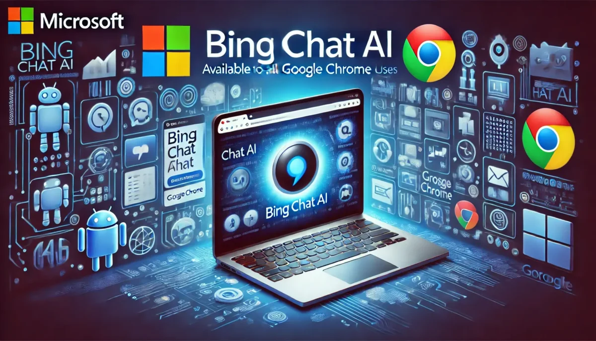 Microsoft Disponibiliza Bing Chat AI para Todos os Usuários do Google Chrome