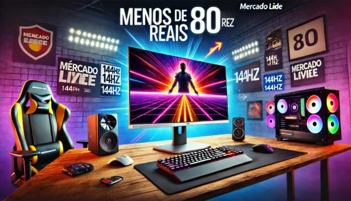 Monitor Gamer com 144Hz por Menos de 800 Reais no Mercado Livre: Oportunidade Imperdível