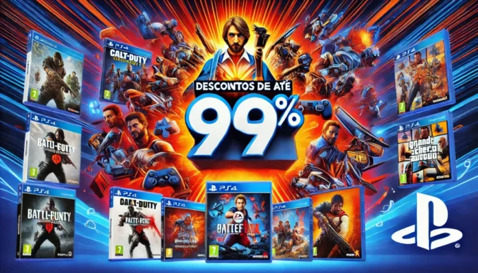 PlayStation Oferece Descontos de Até 94% em Jogos para PS4 e PS5