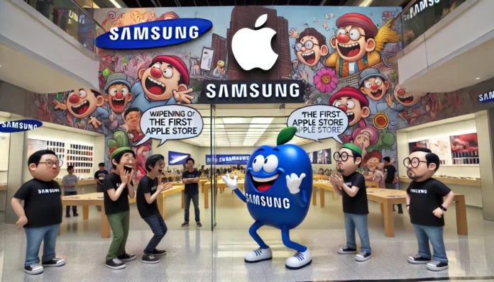 Samsung Responde à Abertura da Primeira Loja da Apple na Malásia com Humor