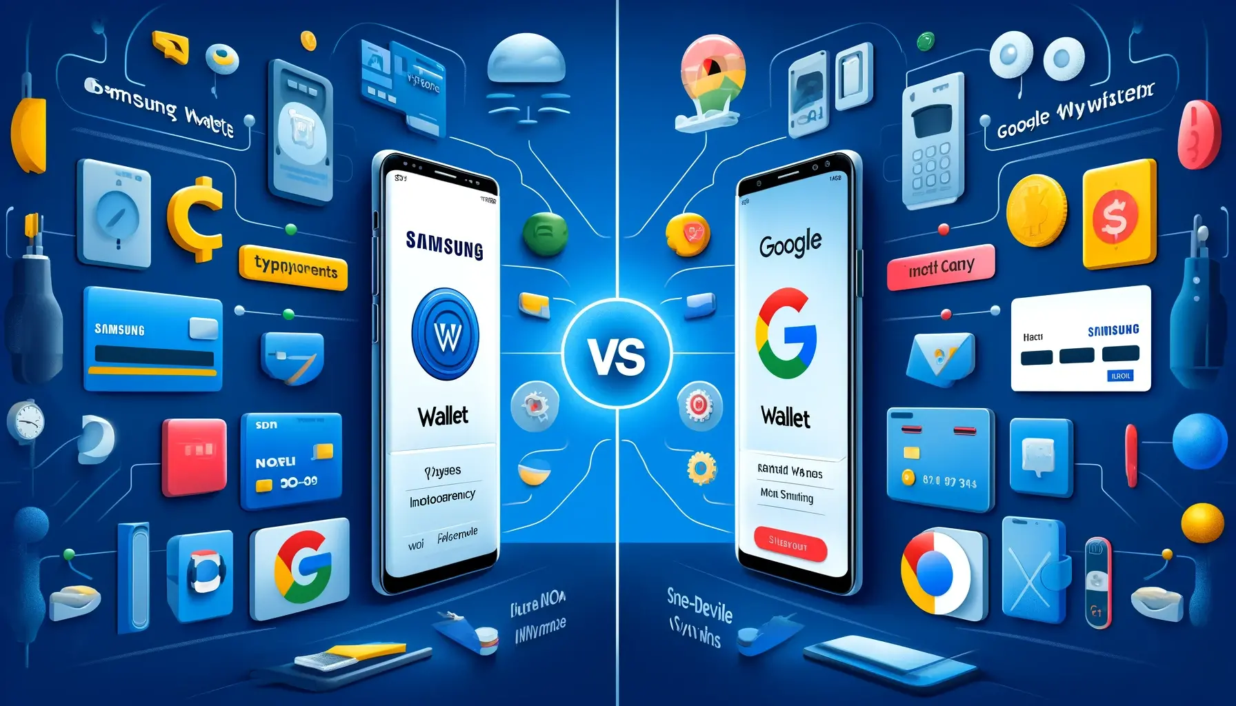 Descubra as principais diferenças entre Samsung Wallet e Google Wallet. Compare recursos, segurança e usabilidade para escolher a melhor carteira digital para você.